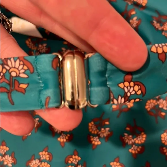 Green Floral One Piece With Matching Wrap - Small - Picture 15 of 16